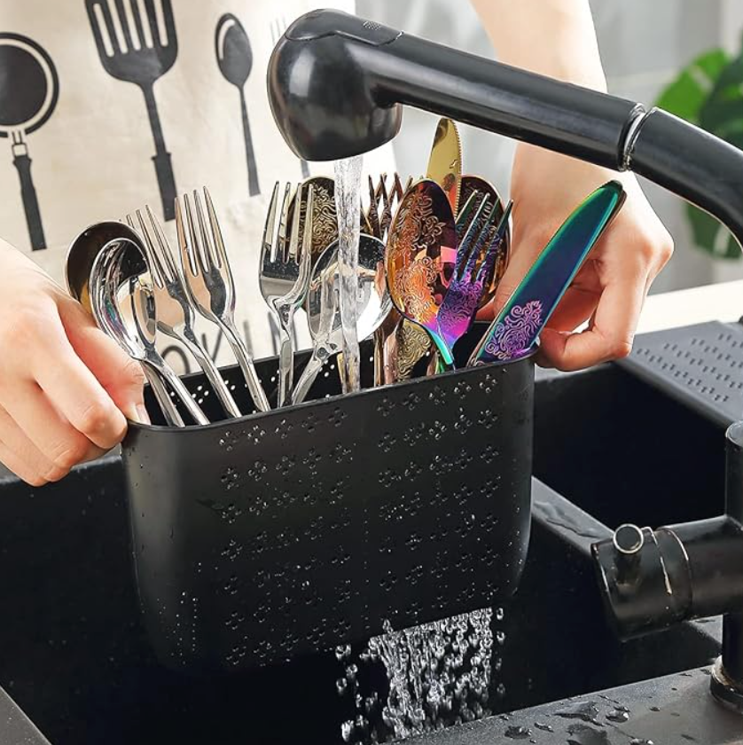 Folding storage and draining dish rack